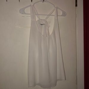 White dressy tank top